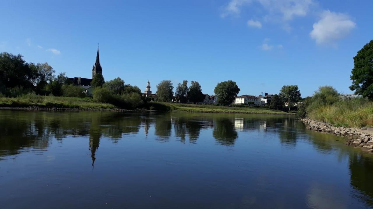 Ferienwohnung Waldruhe Hessisch Oldendorf Esterno foto